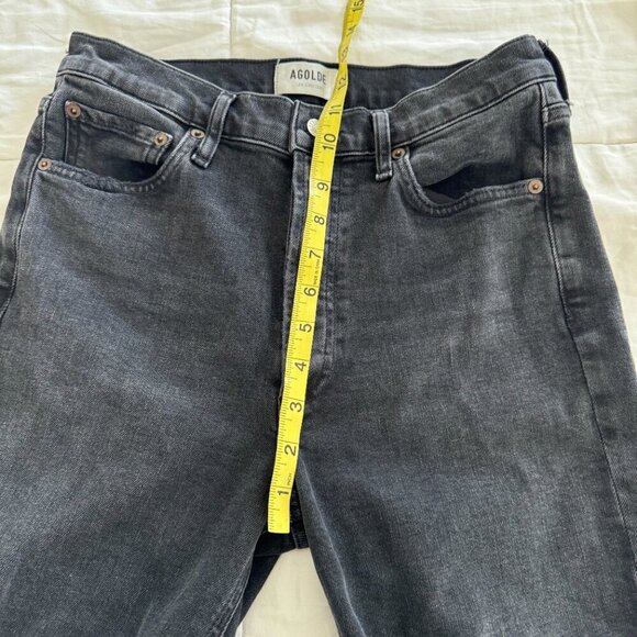 Agolde Black/Washed out Black Jeans. - Picture 11 of 13